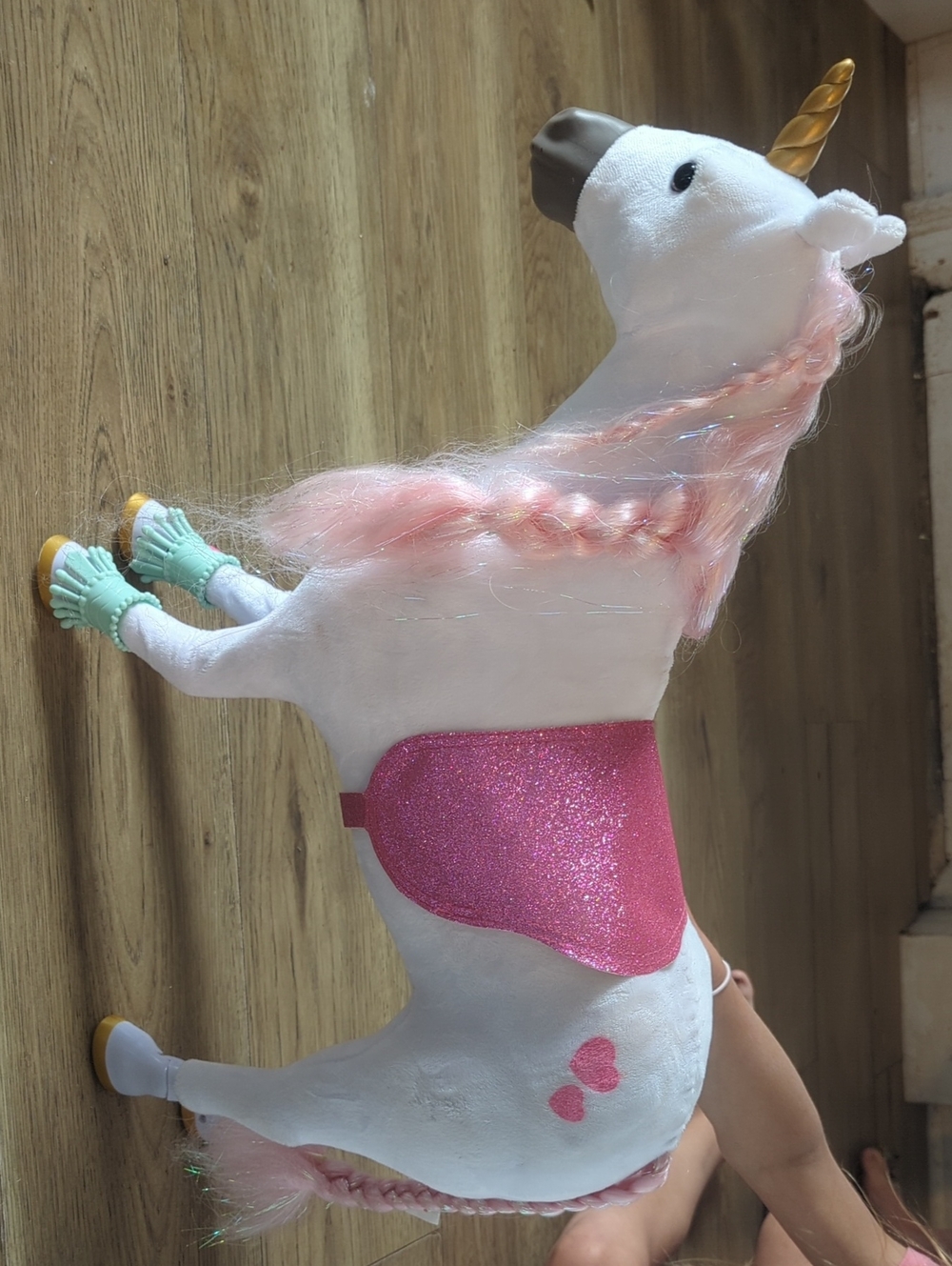 My Life 18" doll Unicorn Toy with Pink Glitter Saddle